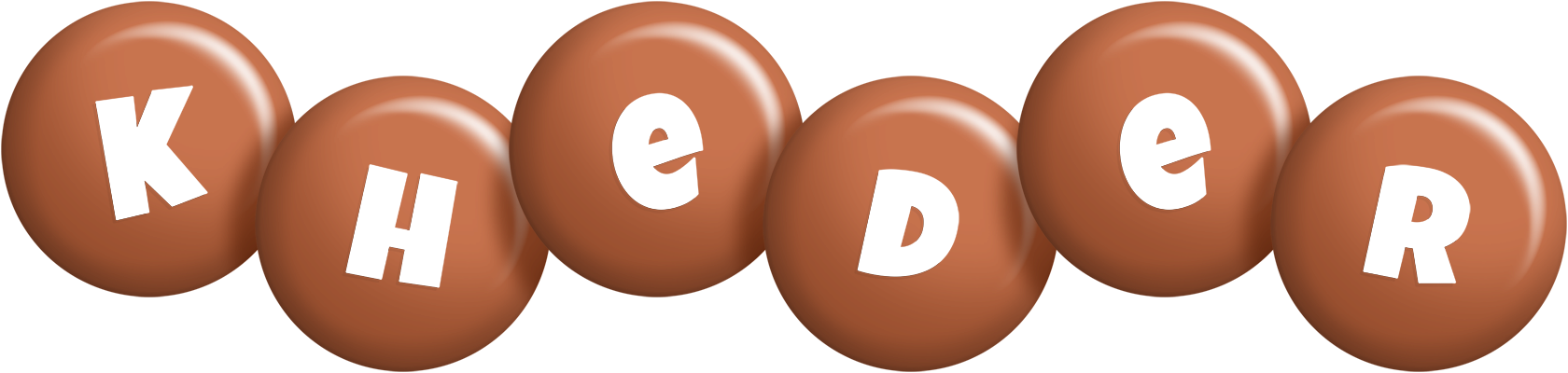 Kheder candy-brown logo