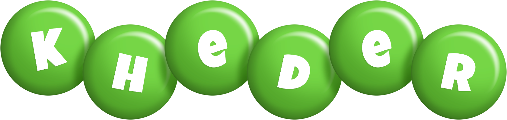 Kheder candy-green logo