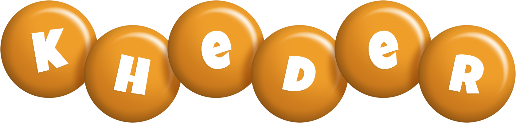 Kheder candy-orange logo