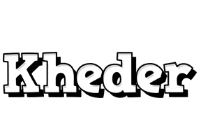 Kheder snowing logo