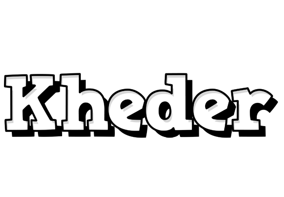 Kheder snowing logo