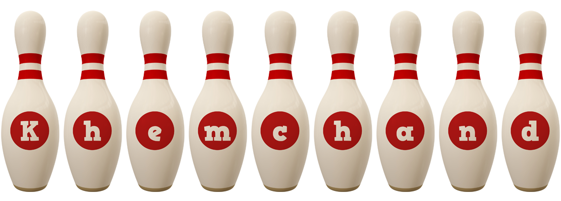 Khemchand bowling-pin logo