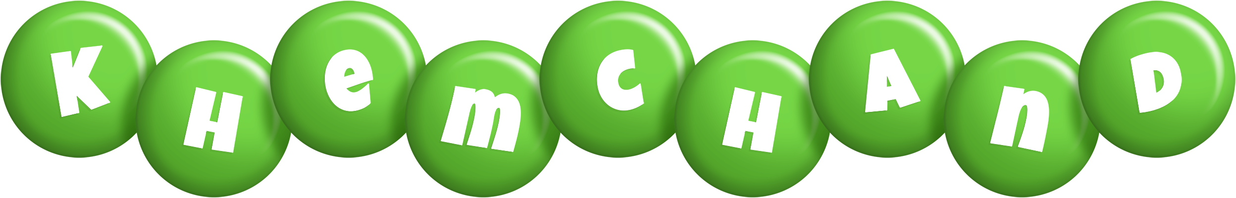 Khemchand candy-green logo