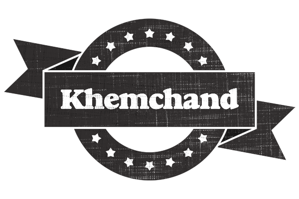 Khemchand grunge logo