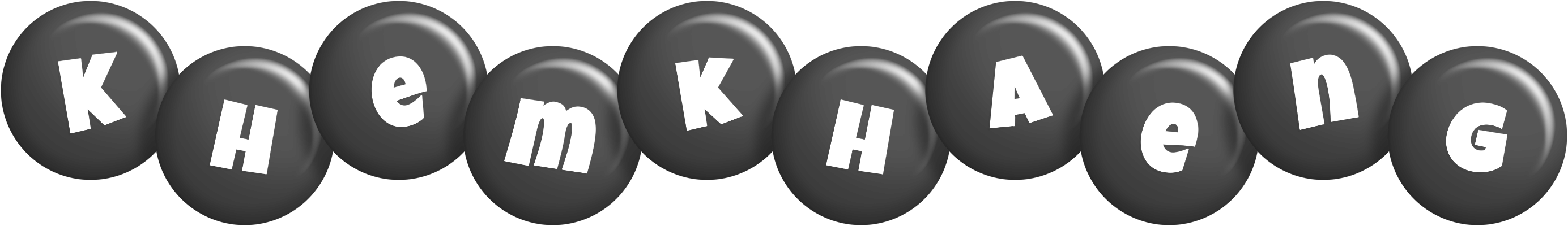 Khemkhaeng candy-black logo