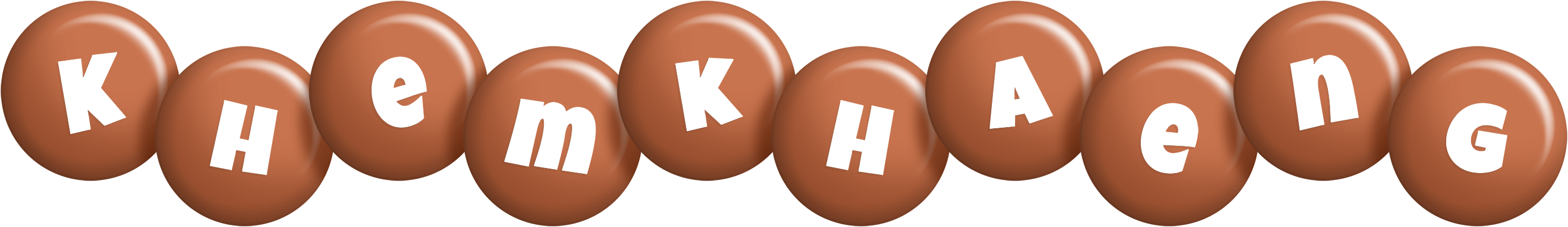 Khemkhaeng candy-brown logo