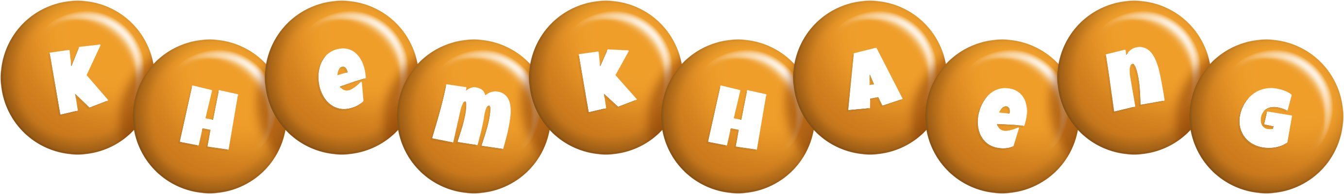 Khemkhaeng candy-orange logo