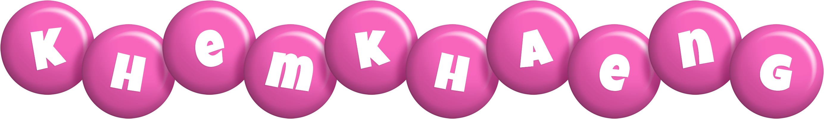 Khemkhaeng candy-pink logo