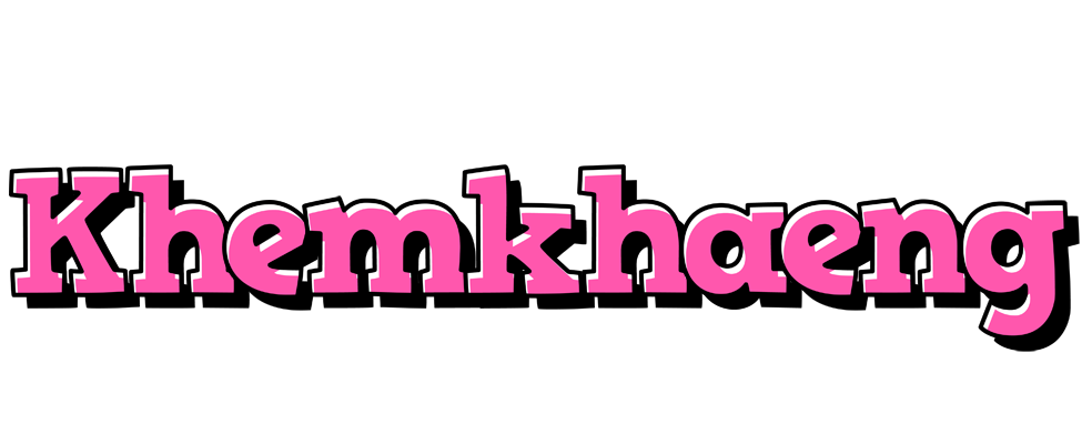 Khemkhaeng girlish logo