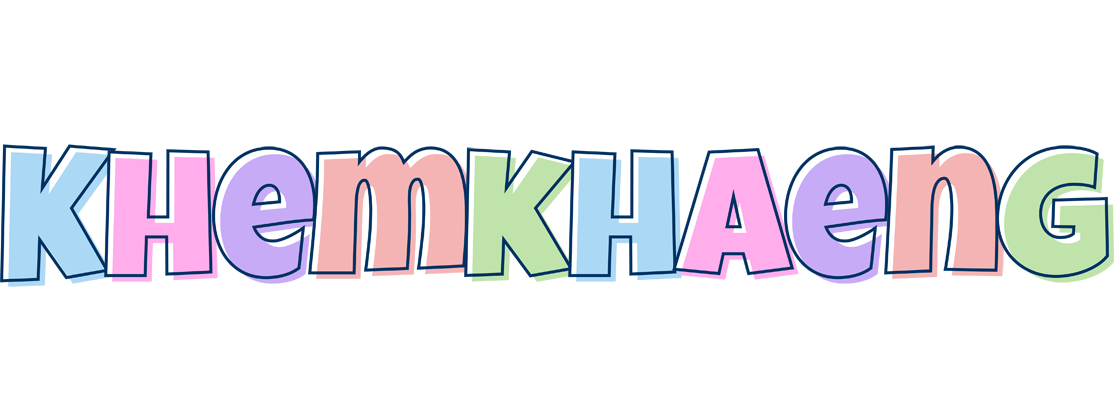 Khemkhaeng pastel logo
