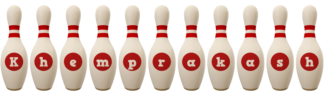 Khemprakash bowling-pin logo