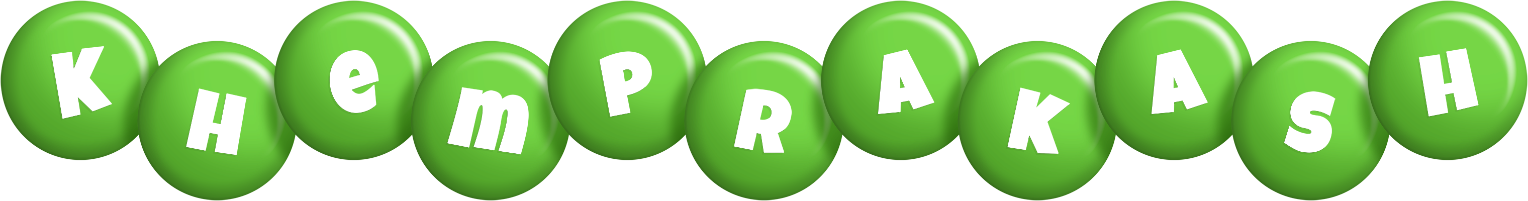 Khemprakash candy-green logo