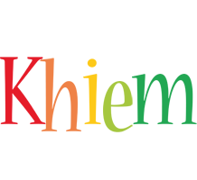 Khiem birthday logo