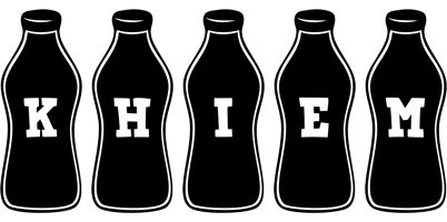 Khiem bottle logo