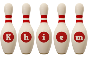 Khiem bowling-pin logo