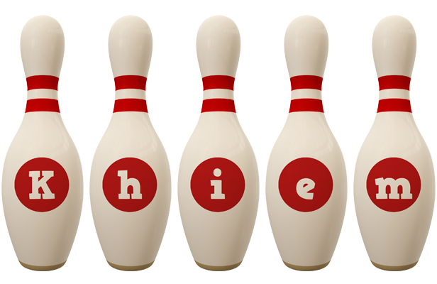 Khiem bowling-pin logo