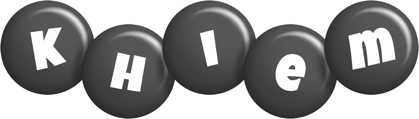 Khiem candy-black logo
