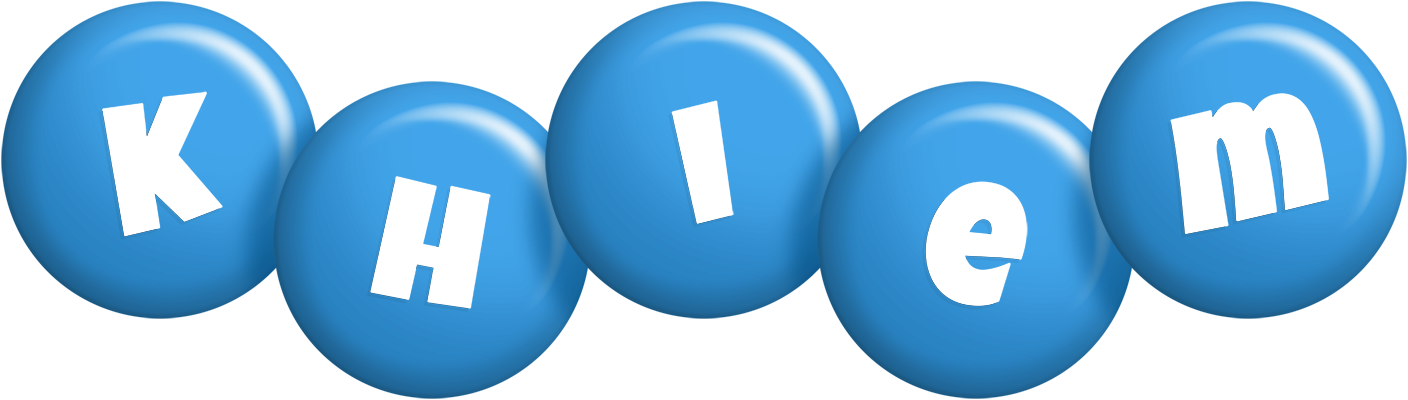 Khiem candy-blue logo
