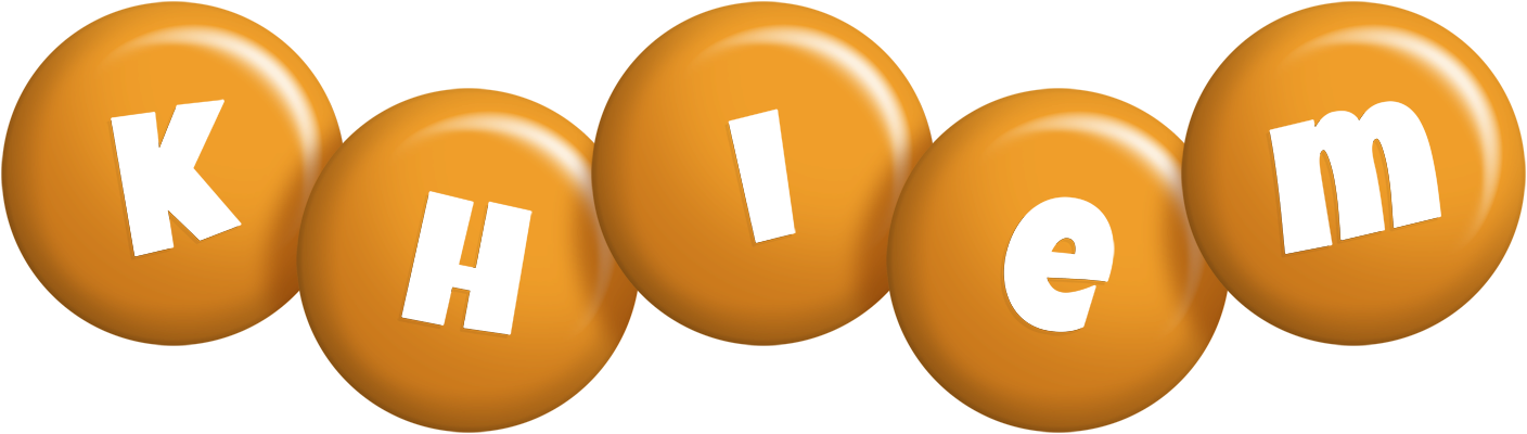 Khiem candy-orange logo