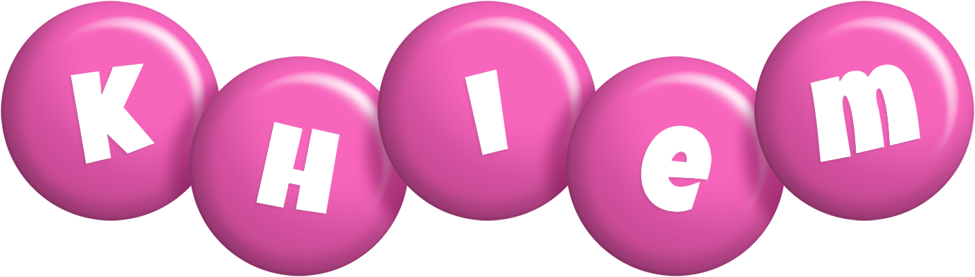 Khiem candy-pink logo