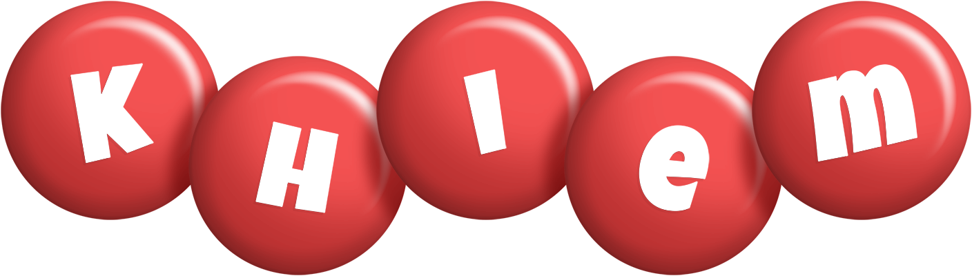 Khiem candy-red logo