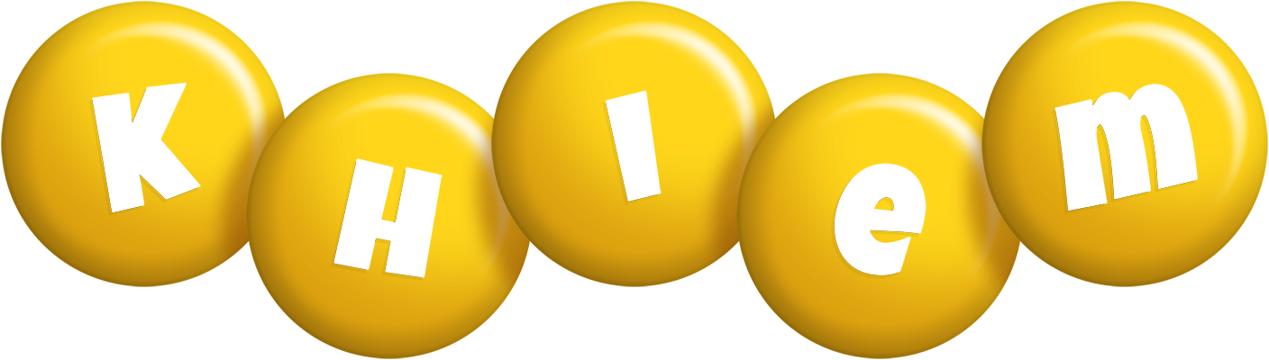 Khiem candy-yellow logo