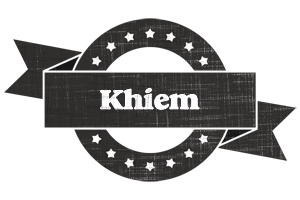 Khiem grunge logo