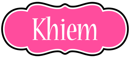 Khiem invitation logo