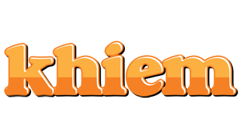 Khiem orange logo