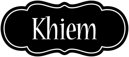 Khiem welcome logo