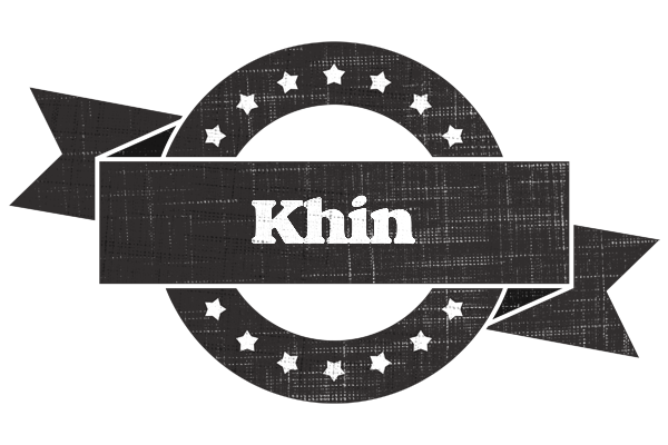 Khin grunge logo