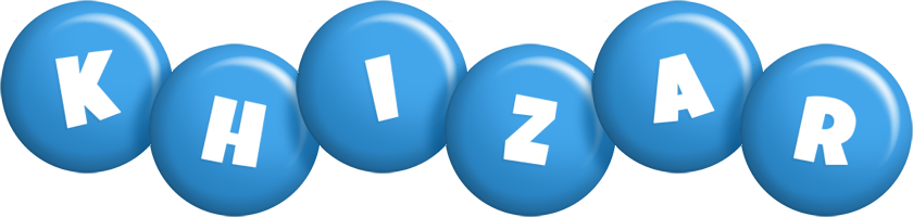 Khizar candy-blue logo