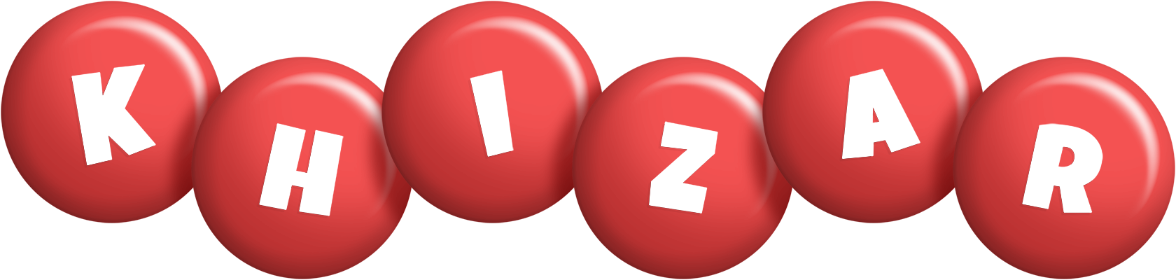 Khizar candy-red logo