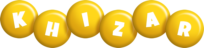 Khizar candy-yellow logo
