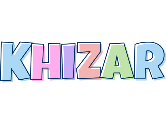 Khizar pastel logo