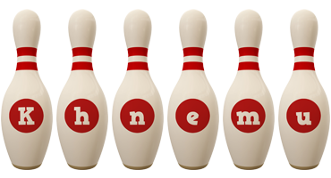 Khnemu bowling-pin logo