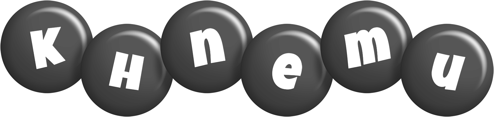 Khnemu candy-black logo