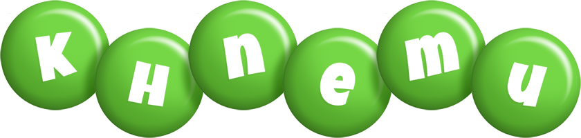 Khnemu candy-green logo