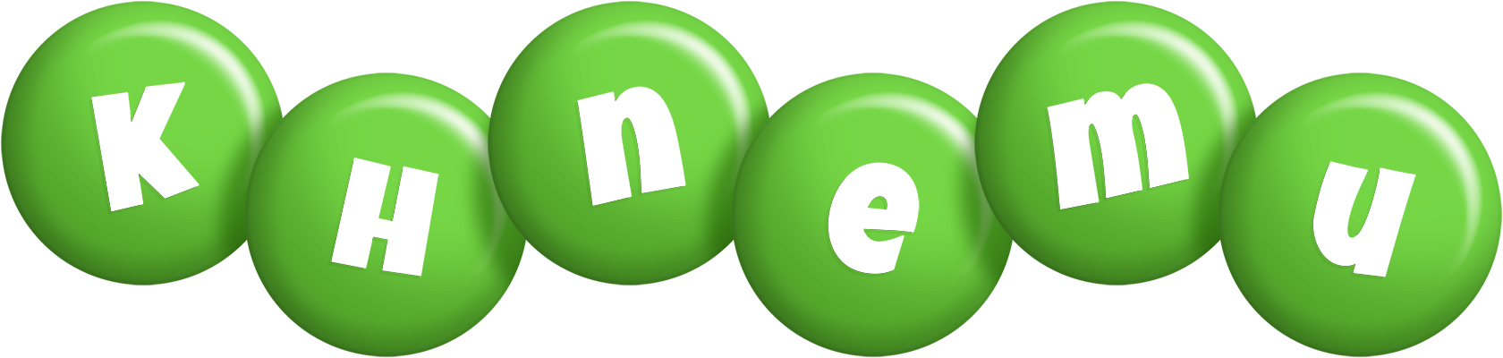 Khnemu candy-green logo