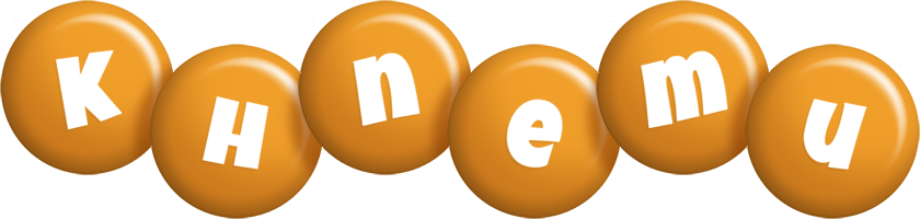 Khnemu candy-orange logo