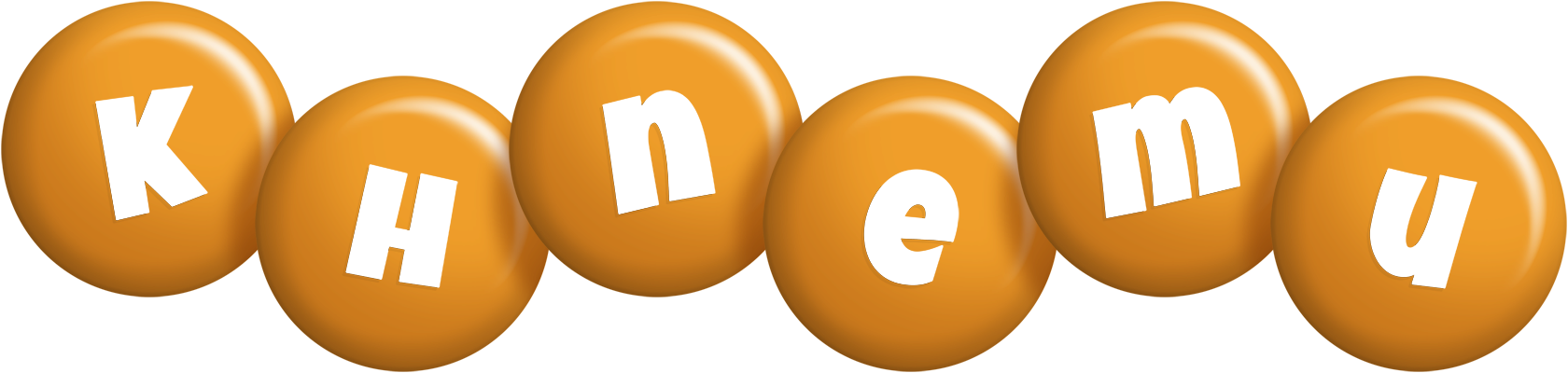 Khnemu candy-orange logo