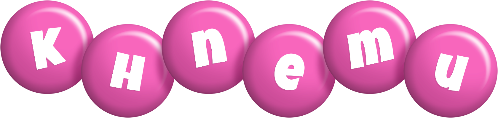 Khnemu candy-pink logo