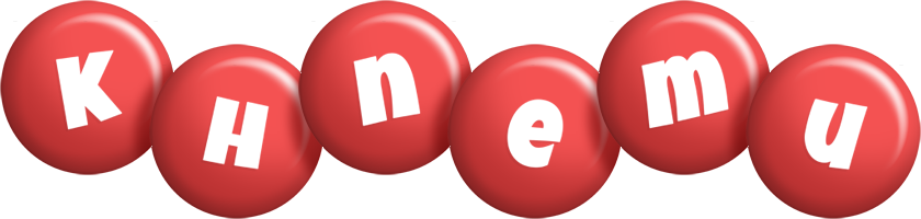 Khnemu candy-red logo