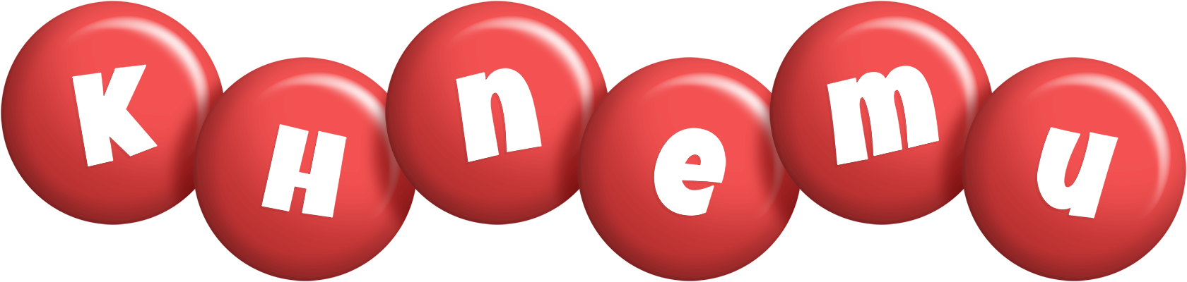 Khnemu candy-red logo