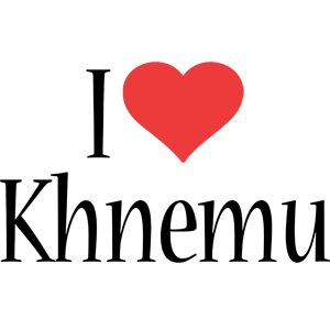 Khnemu i-love logo