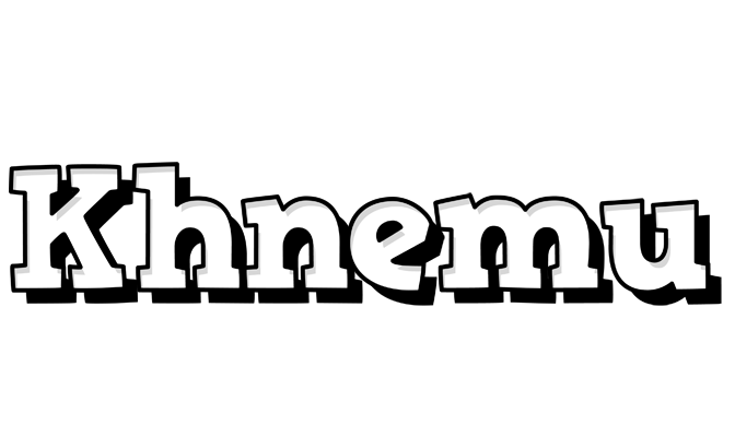 Khnemu snowing logo