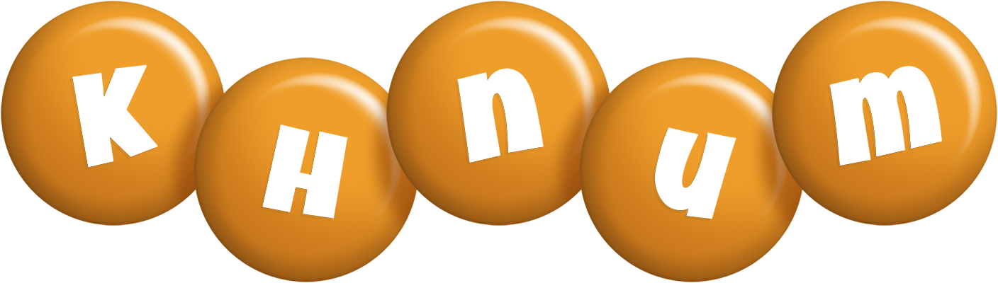Khnum candy-orange logo