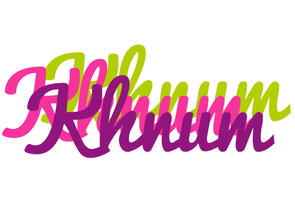 Khnum flowers logo