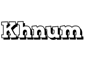 Khnum snowing logo