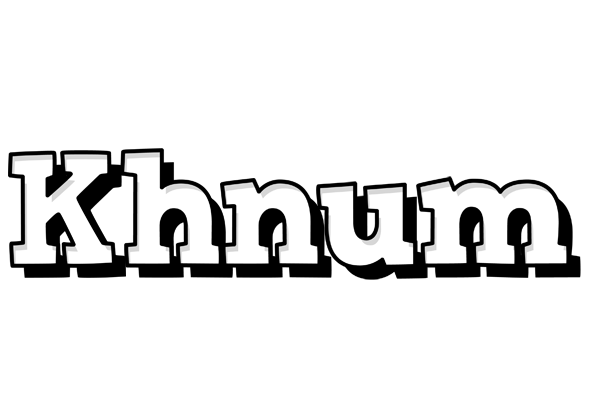 Khnum snowing logo